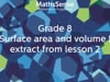 G8_Surface area and volume I extract_Lesson 2