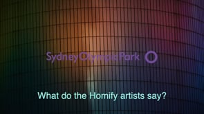 Homify project artists showing examples of the art installations in the four public spaces and discussing the inspiration, aspirations, process and stories behind the behind them.