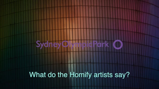 Homify project artists showing examples of the art installations in the four public spaces and discussing the inspiration, aspirations, process and stories behind the behind them.