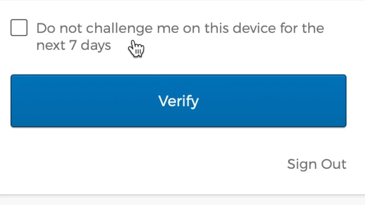 Verification Frustration on Vimeo