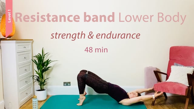 48 MIN | RESISTANCE BAND | lower body