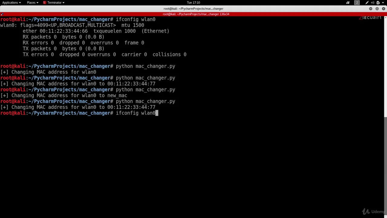 Using Variables in MAC Changer on Vimeo