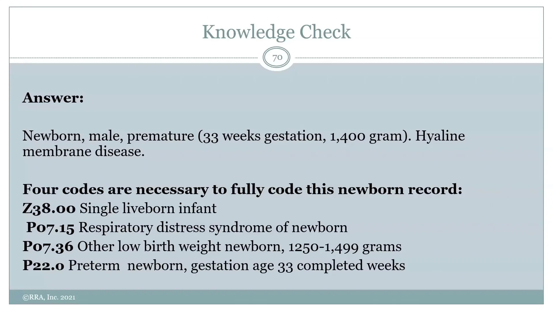 OBS Neonatal 2 - Part 5 - Knowledge Check Answer REV on Vimeo
