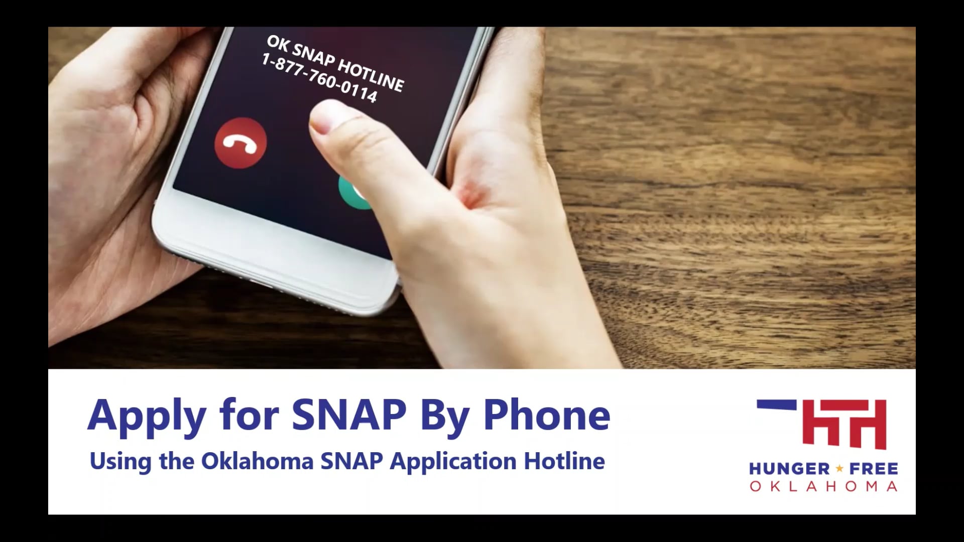 HFO SNAP Hotline Video for Schools