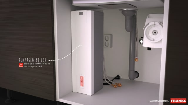Installatie multiwaterkraan  -  Franke