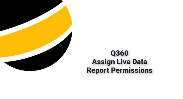 Assign Permissions to Access Live Data Reports