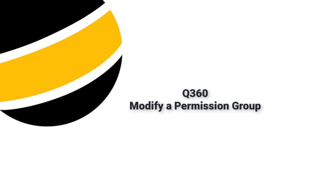 Modify a Permission Group