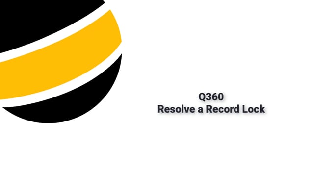 Resolve a Record Lock