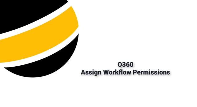 Assign Permissions to Access Workflows