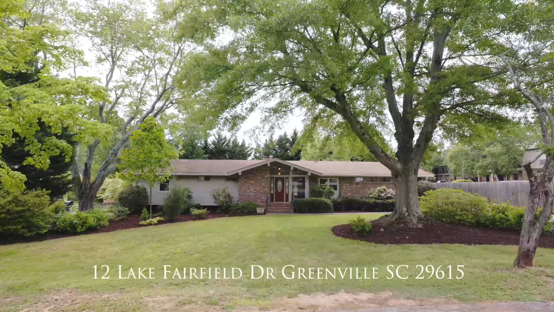 12 Lake Fairfield Dr Greenville SC 29615 on Vimeo