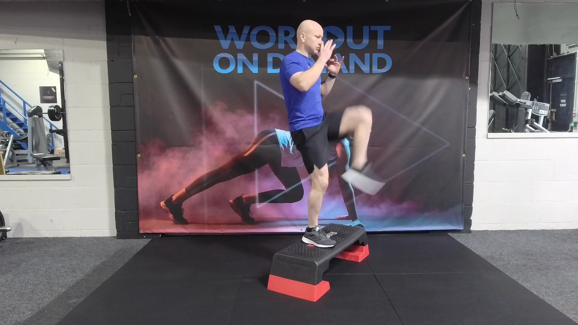 Step up knee drive on Vimeo