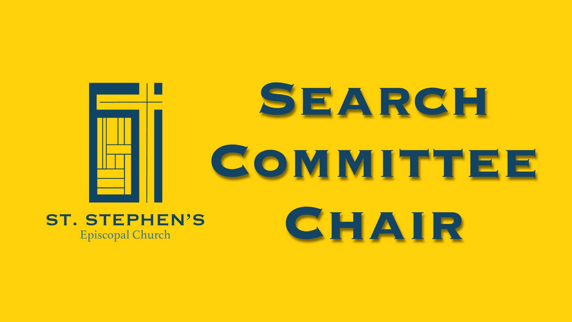 Search Committee Chair Announcement on Vimeo