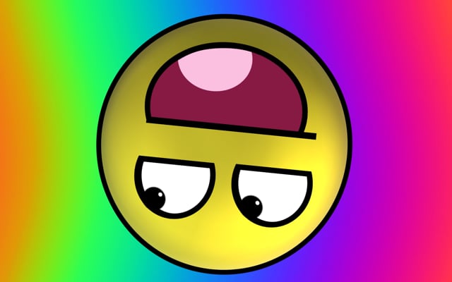 Rainbow Epic Smiley Face , Roblox - Rainbow Epic Face Png