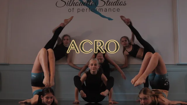 acro dancer silhouette