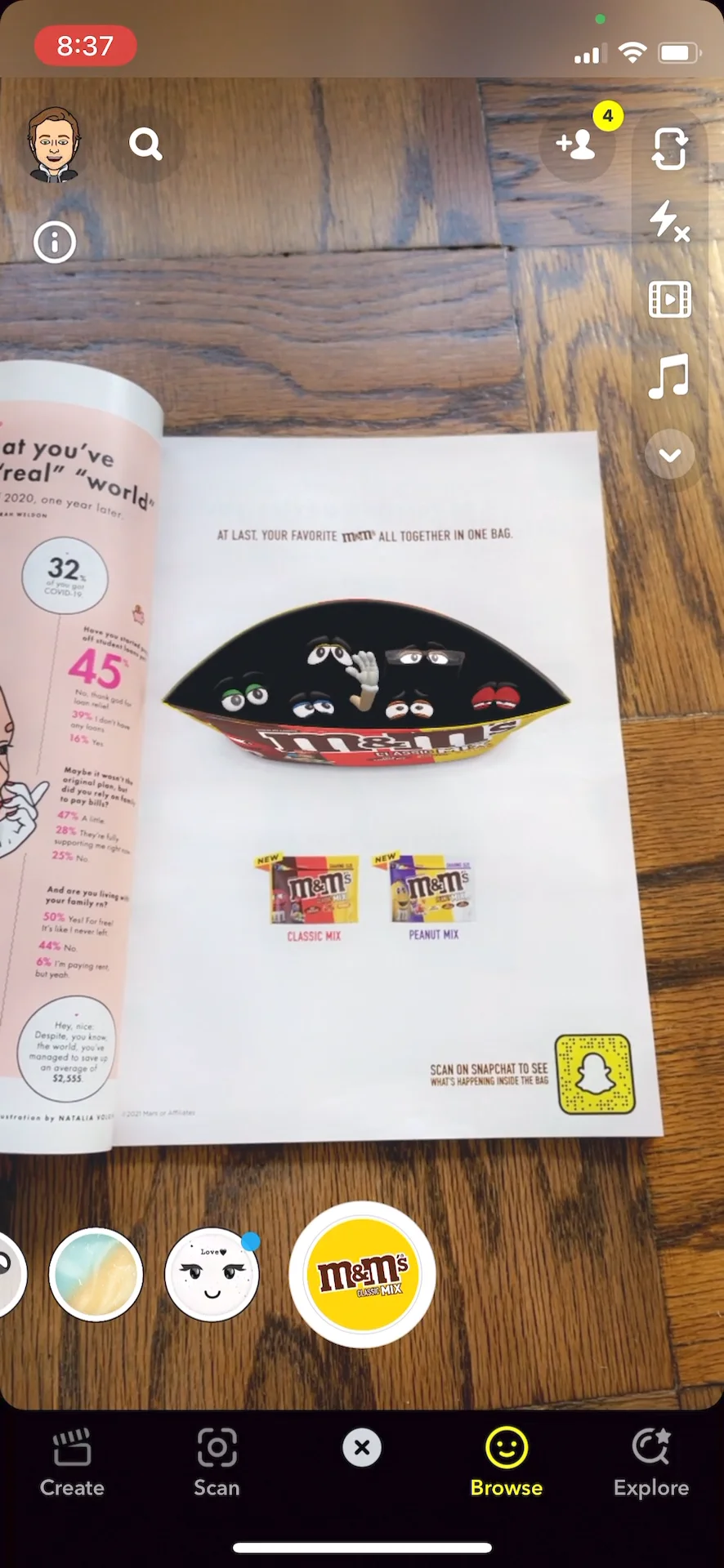 BBDO New York's Print Ad for M&M's Mix Bags Is Not Your Average