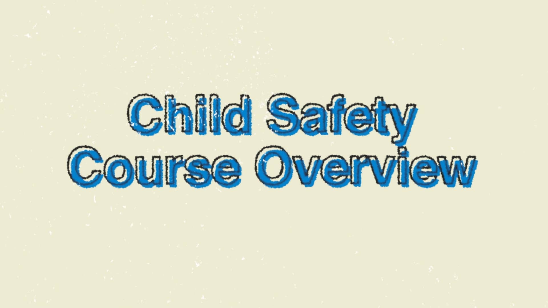 Child Safety Training on Vimeo