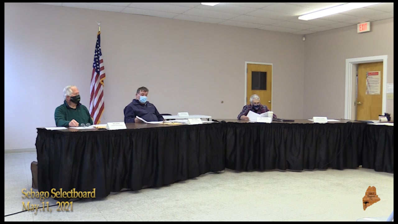 Sebago Planning Board Meeting 5112021 on Vimeo