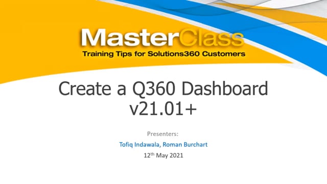 Create a dashboard