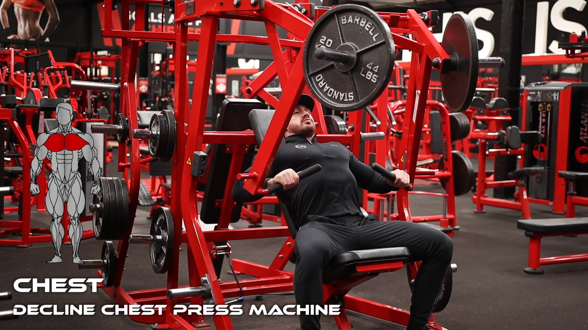 Decline Chest Press Machine