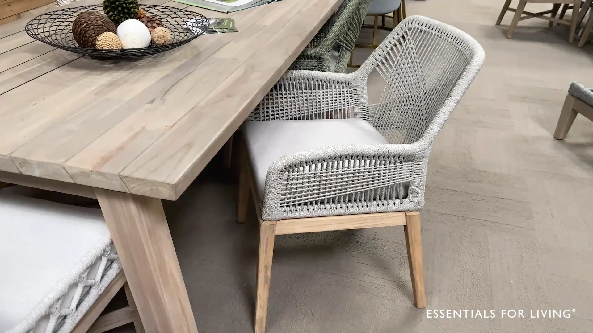 Loom Outdoor Arm Chair | Essentials For Living