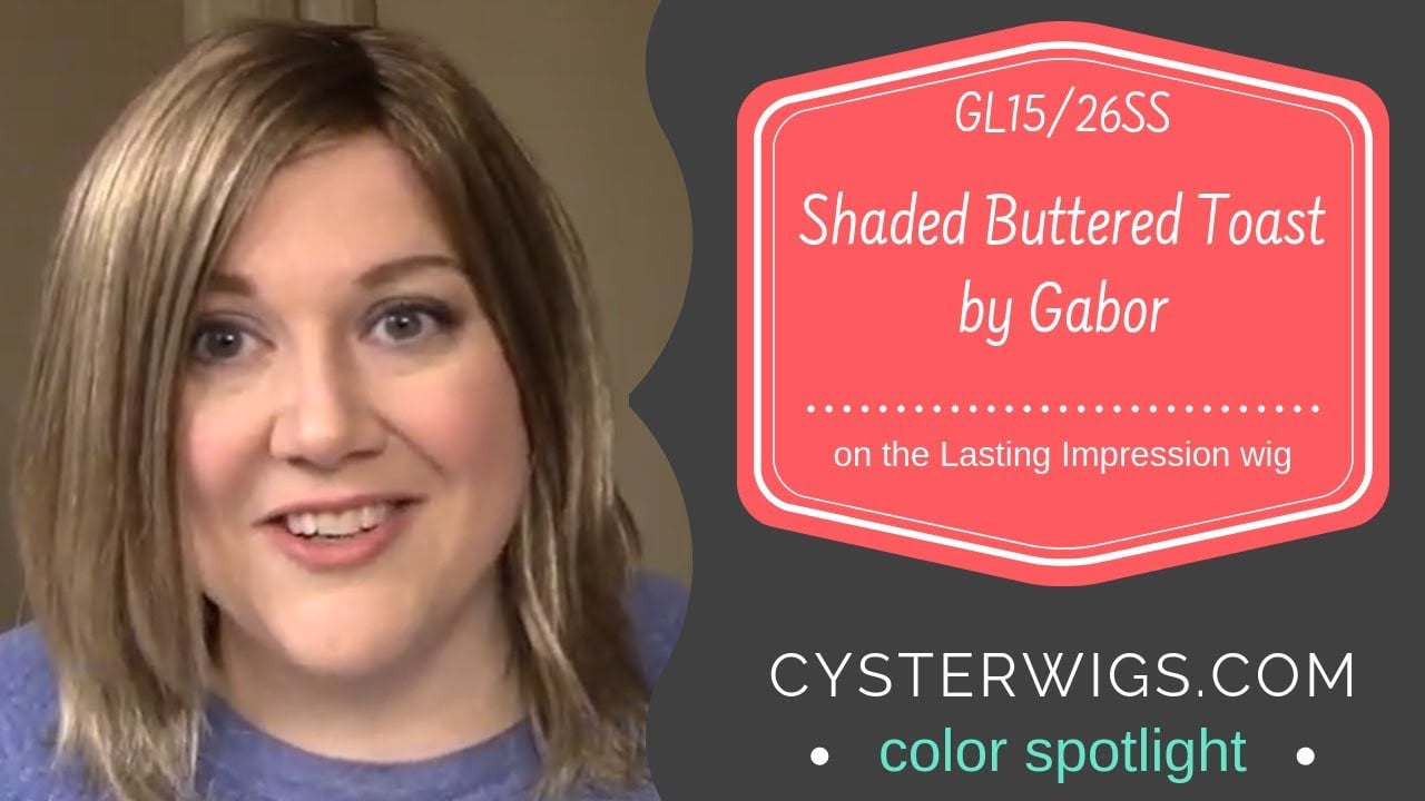 CysterWigs Color Spotlight GL15 26SS Shaded Buttered Toast by Gabor on Lasting Impression S5E430 2017