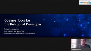 Cosmos Tools for the Relational Developer