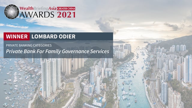 WealthBriefingAsia Greater China Awards 2021 Video Interview – Lombard Odier  placholder image