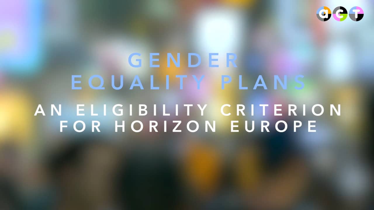 Gender Equality Plans. An Eligibility Criterion for Horizon Europe ...