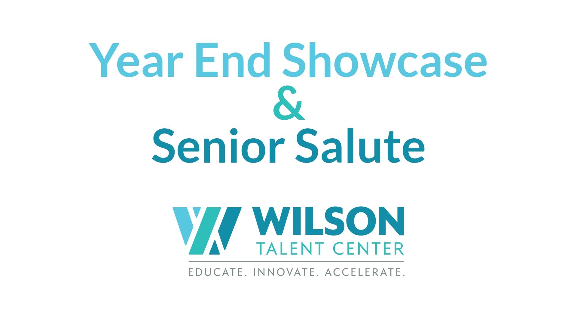 Wilson Talent Center Year End Showcase/Senior Salute on Vimeo