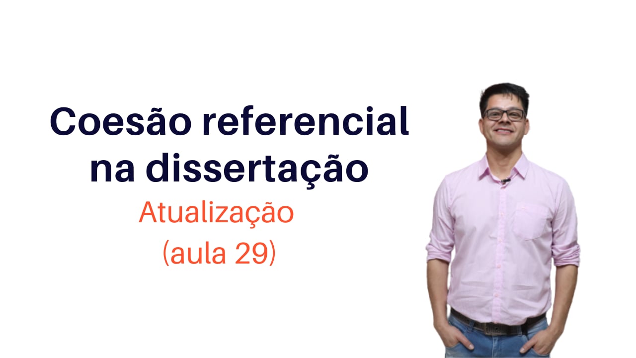 A Coesão Referencial Na Dissertação
