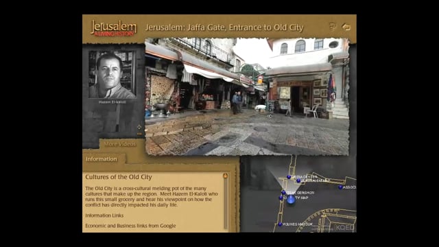JERUSALEM: A LIVING HISTORY - PREVIEW OF INTERACTIVE WEBSITE thumbnail