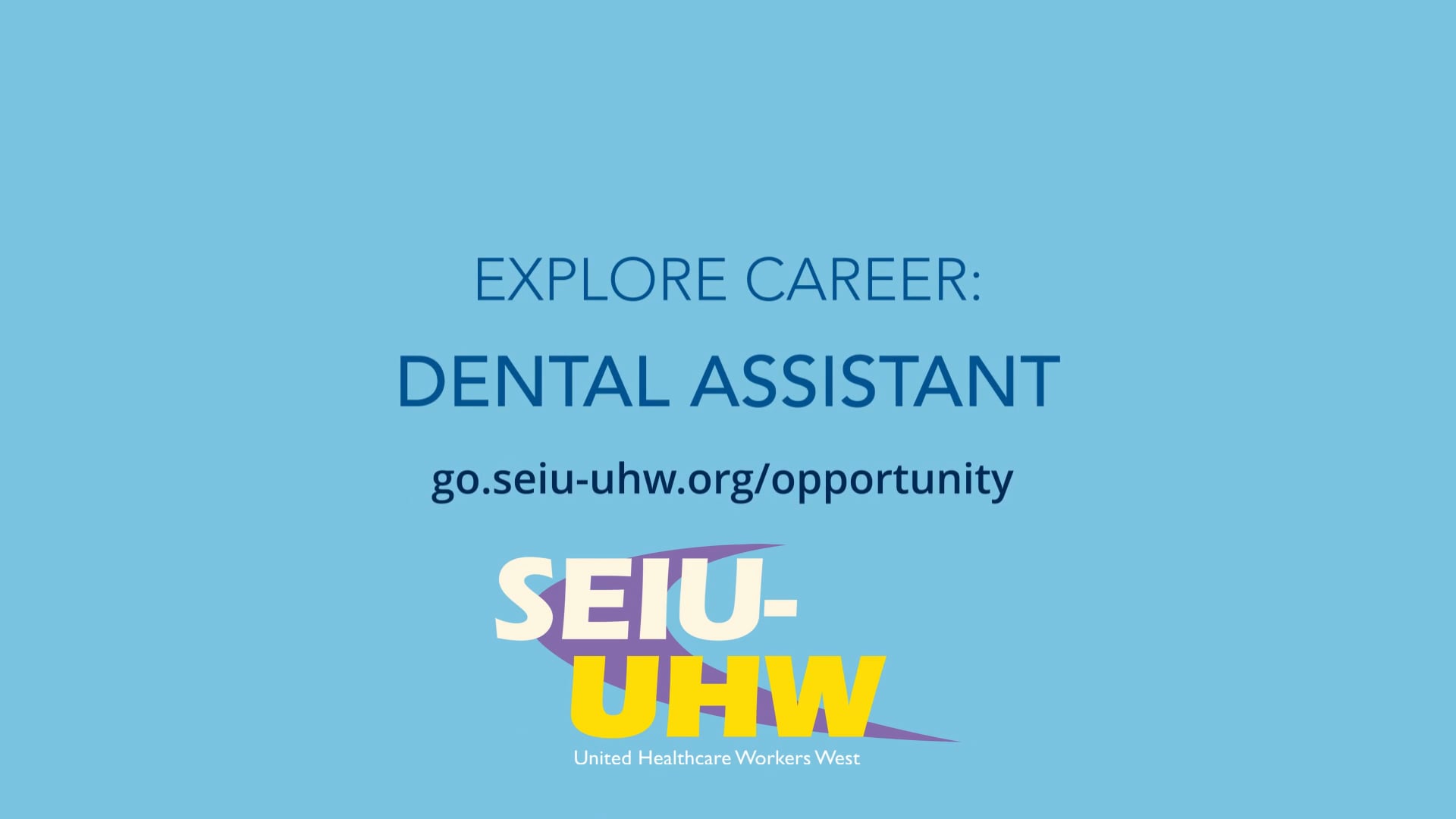 Futuro Health/ SEIUUHW Career Explore Registered Dental Assistant on