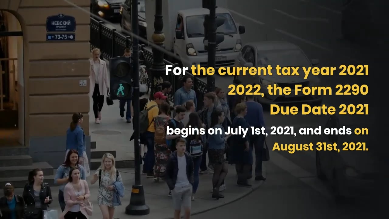 2290 Deadline Form 2290 EFile Schedule Of Heavy Highway Vehicles