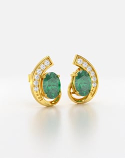 Vidéo: Boucles d'oreille Rubis et Diamants sur Argent 925 2.10grs