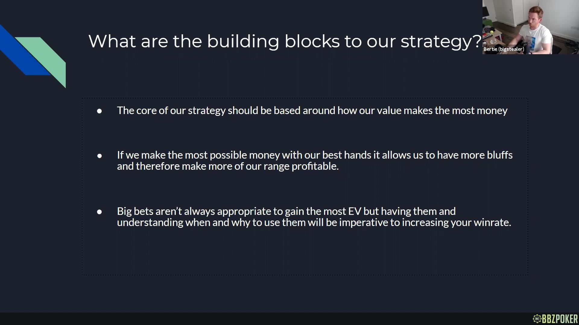 The Importance of Big Bets in a Winning Strategy