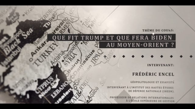 Frédéric Encel: « Que fit Trump et que fera Biden au Moyen-Orient ? »