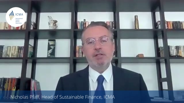 The Head of Sustainable Finance of ICMA, Mr. Nicholas Pfaff(國際資本市場協會ICMA永續金融負責人)| The Debut of the Sustainable Bond Market
