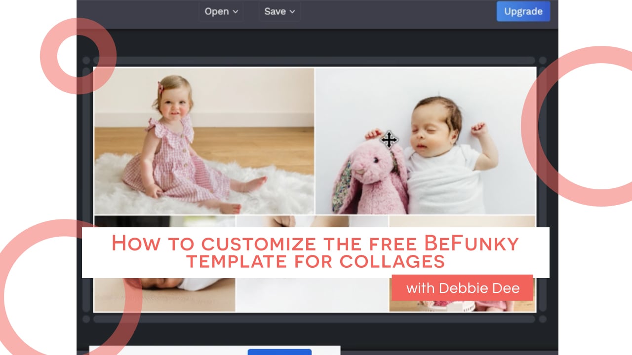 How to customize the free BeFunky template for collages