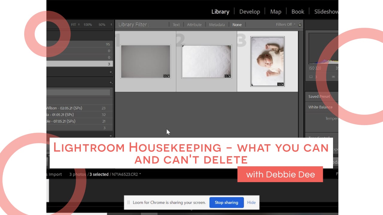 Lightroom Housekeeping - what you can and can't delete