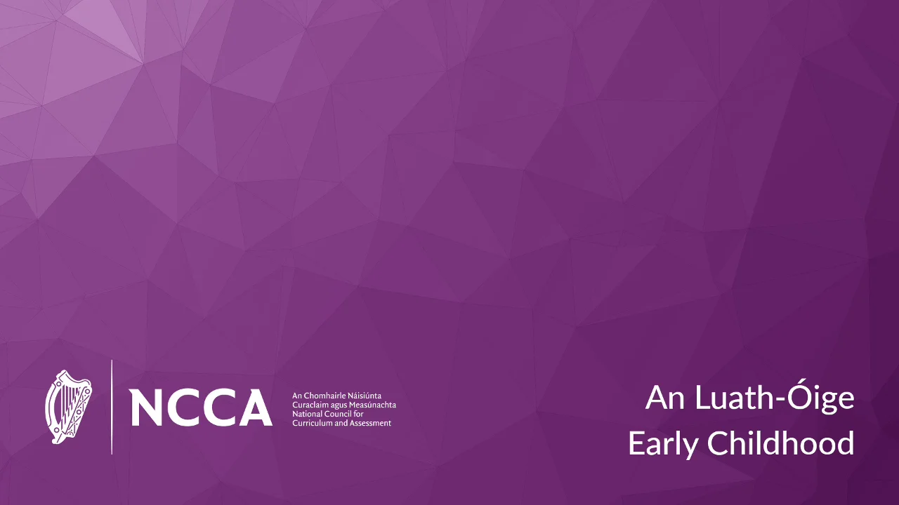 Aistear The Early Childhood Curriculum Framework Webinar On Vimeo