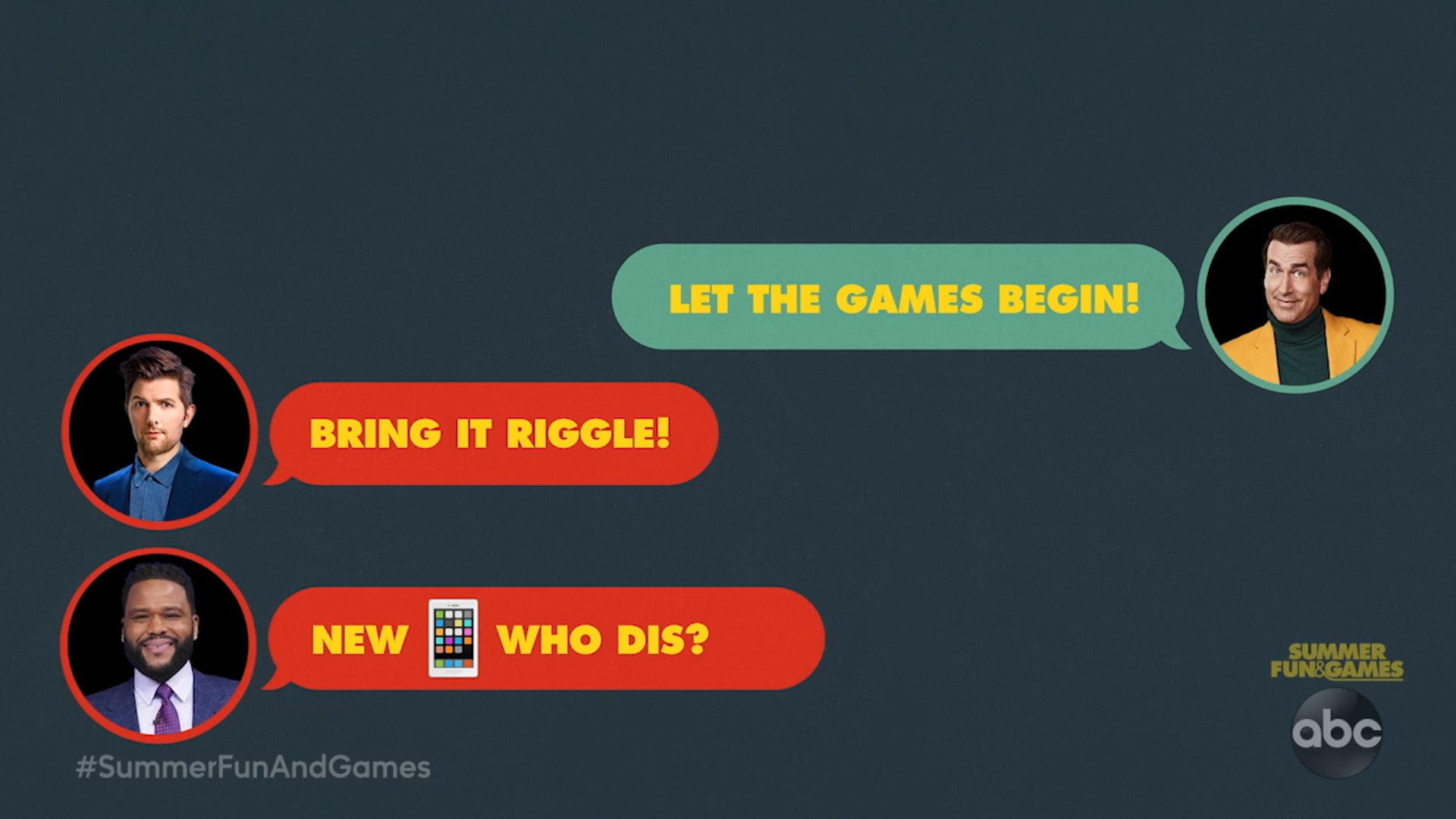 Sumer Fun and Games Host Text Messages