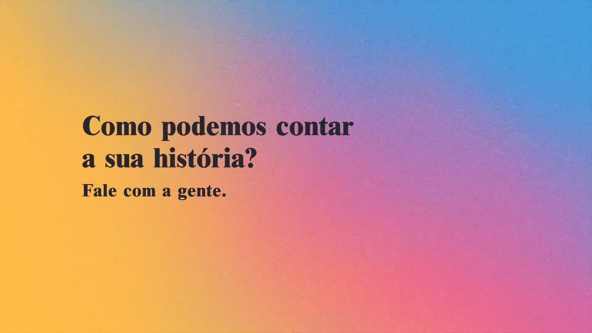 Tag - Reel de animações