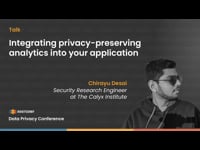 Integrating privacy-preserving analytics into your application