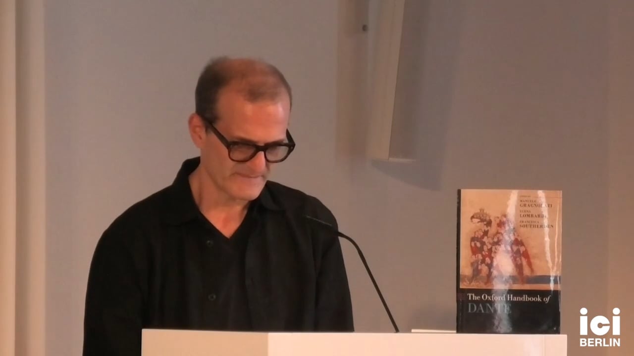 Introduction by Manuele Gragnolati