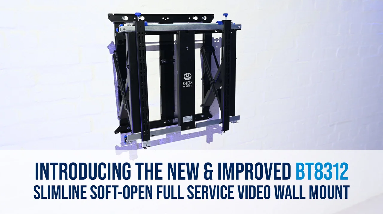 B-Tech Ultra-Slim Pop-Out Video Wall Mount (Micro Adjust) BT8312/B