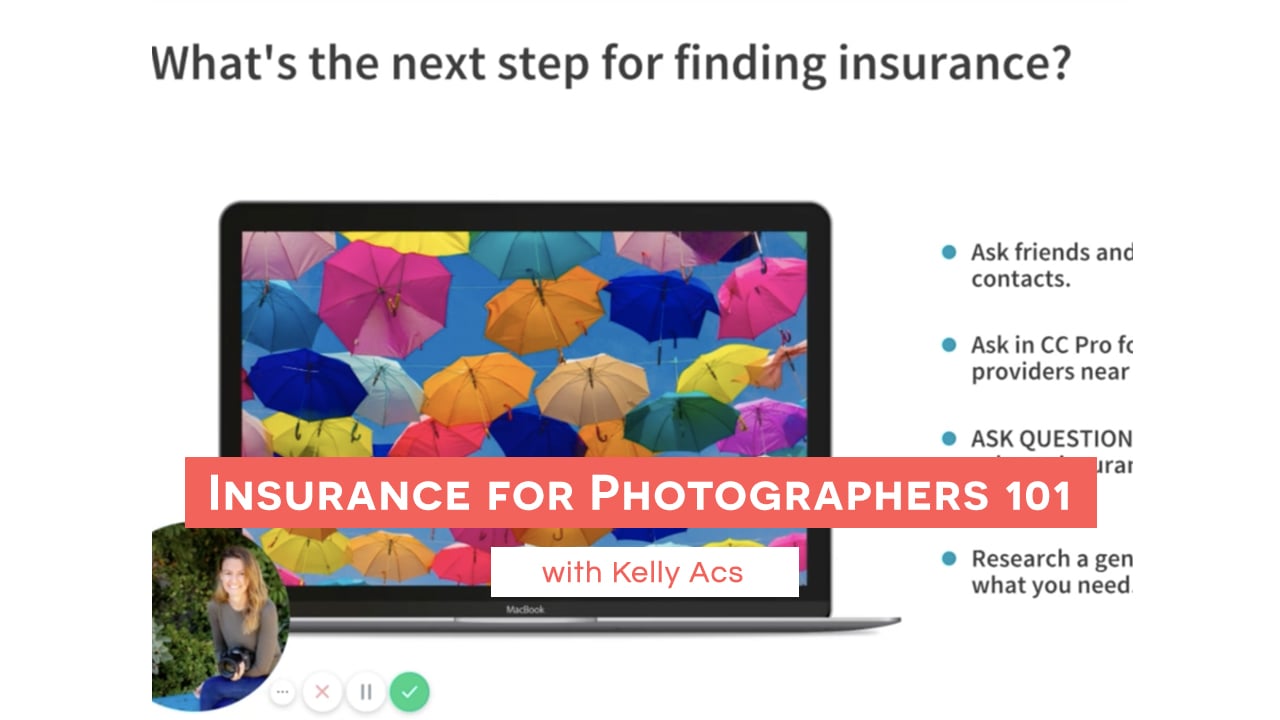 Insurance for Photographers 101