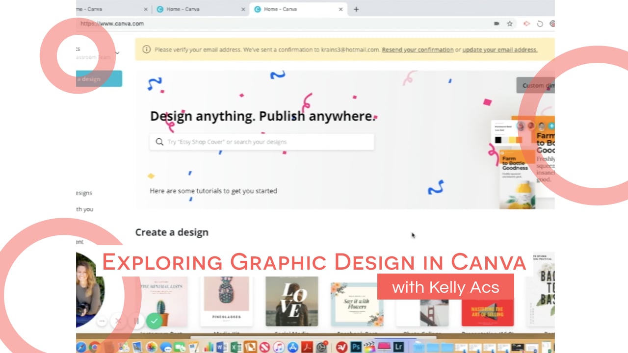 Exploring Graphic Design in Canva