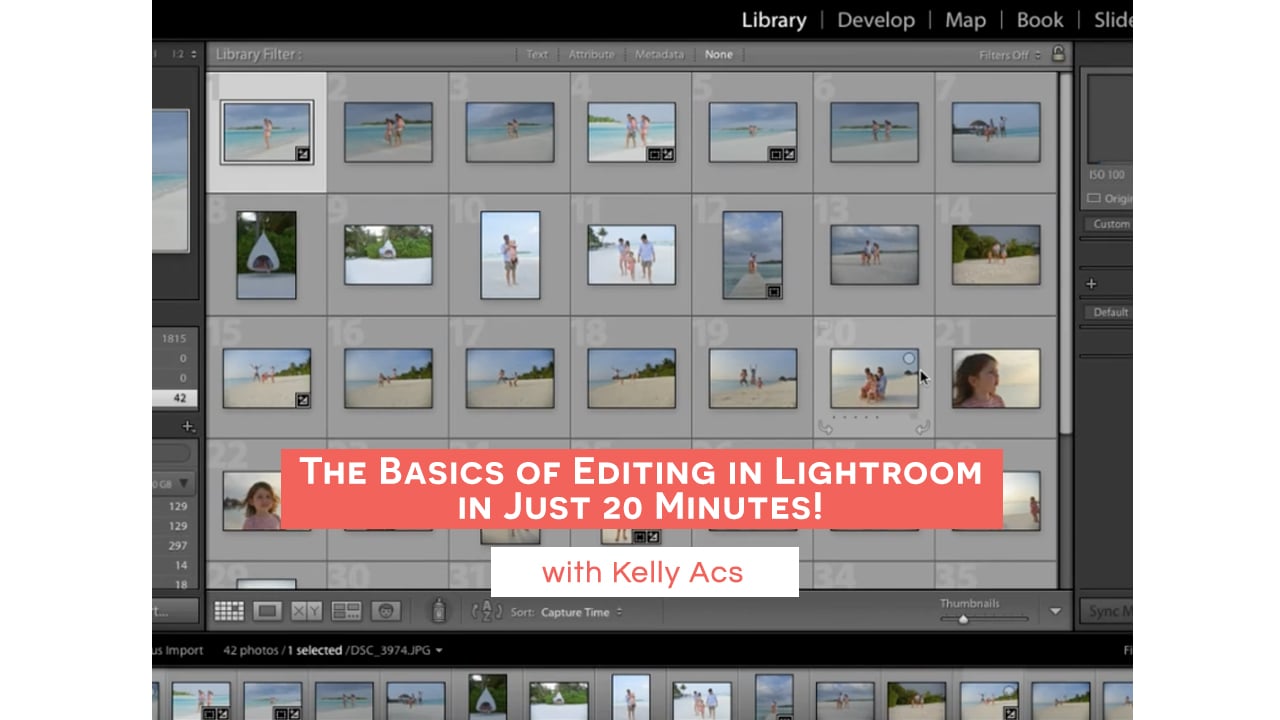 The Basics of Editing in Lightroom in Just 20 Minutes!
