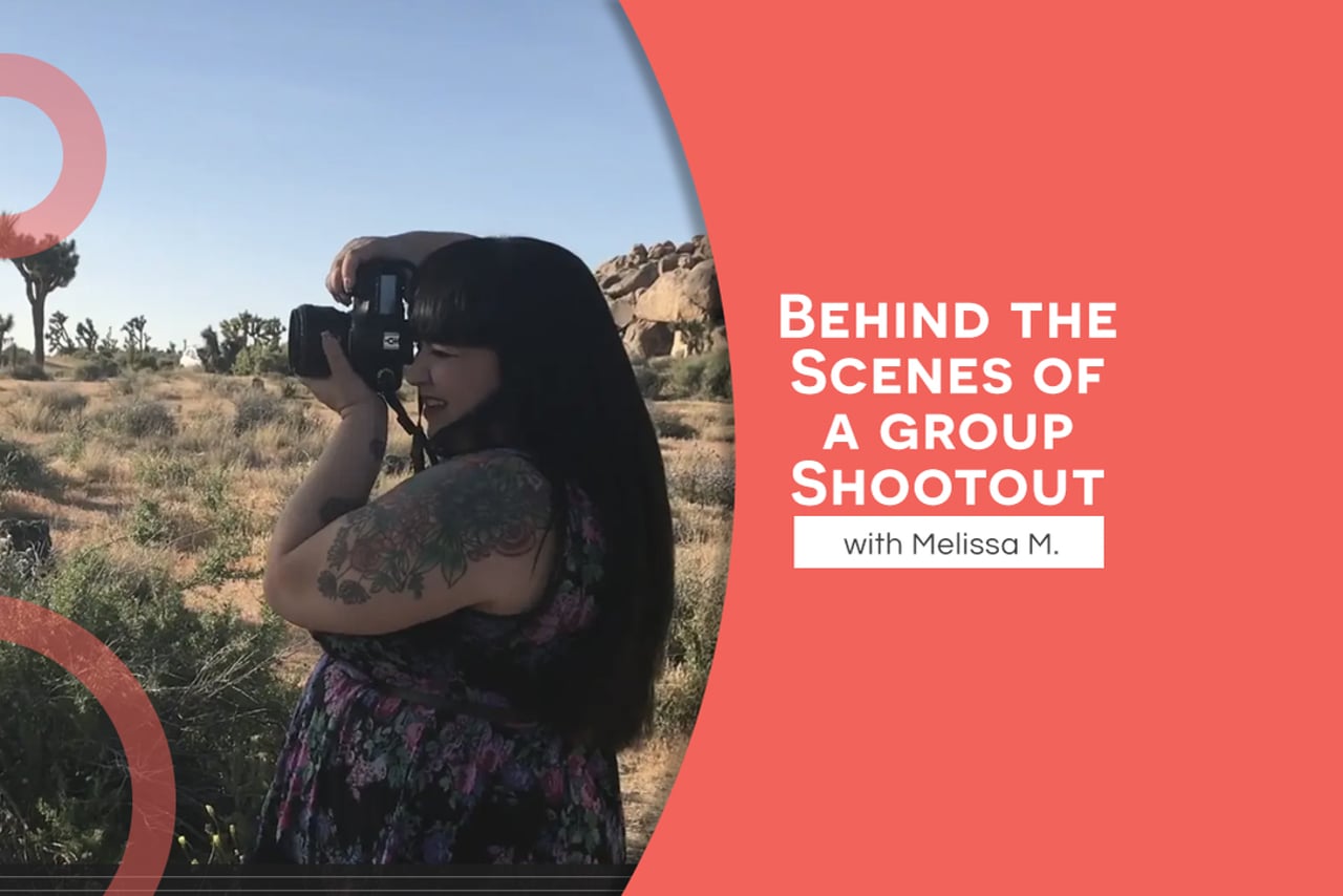 Behind the Scenes of a group Shootout with Melissa