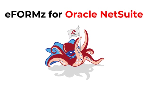 eFORMz for Oracle NetSuite